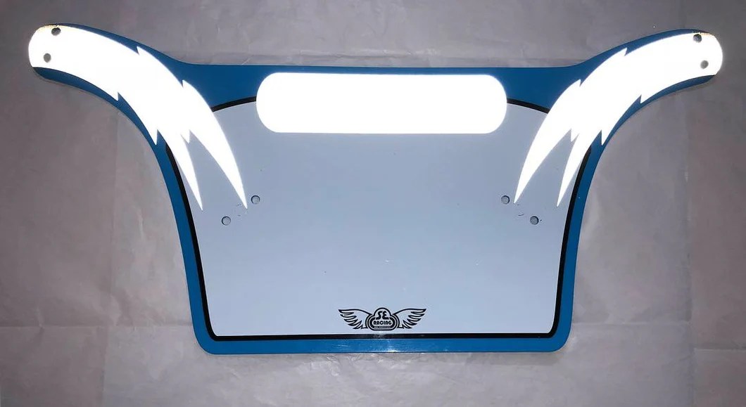 ROS Custom Reflective Number Plate Stickers Ride Out Supply