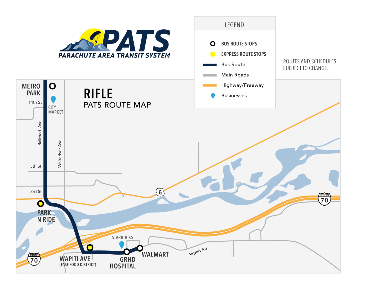PATS Parachute Area Transit System Providing Community Connections