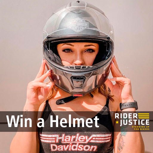 Helmet Giveaway May 2021 Rider Justice