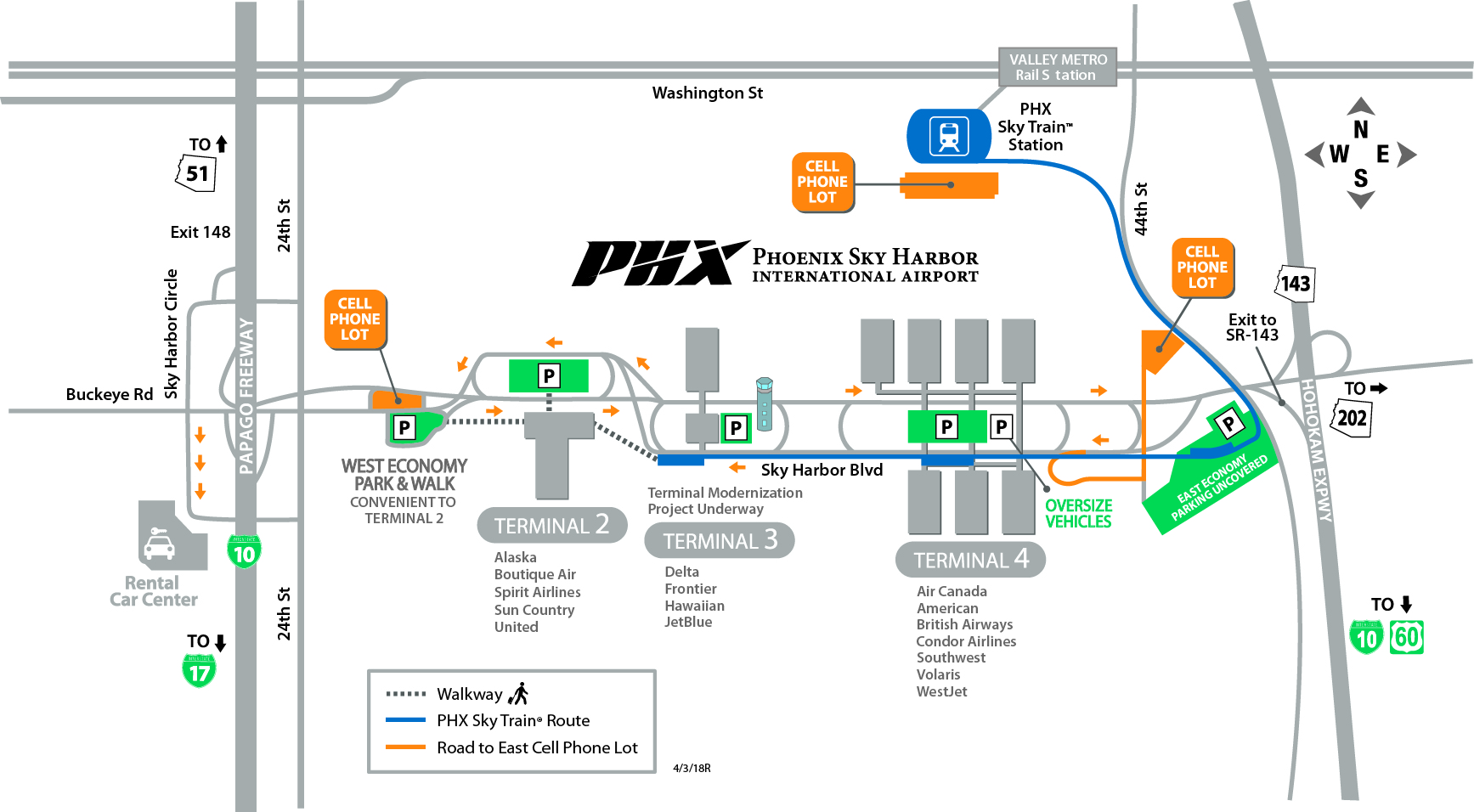 Tempe Light Rail Map Tempe Light Rail Parking