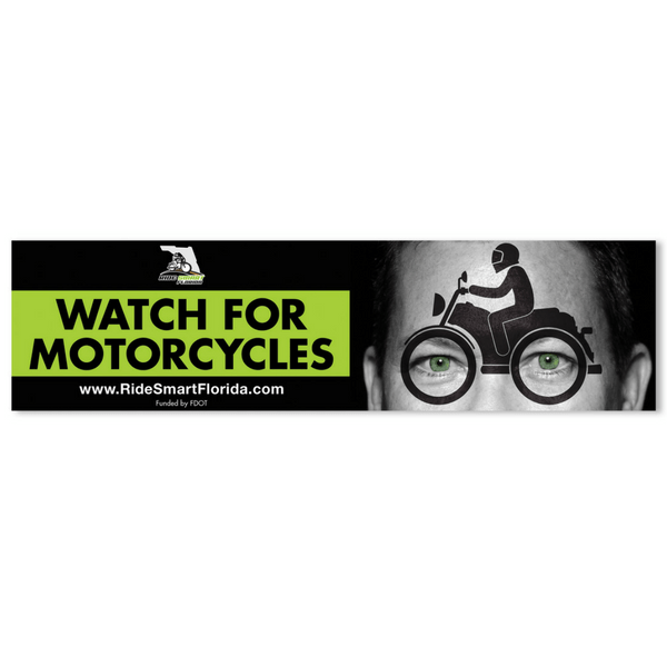 Watch For Motorcycles Decal