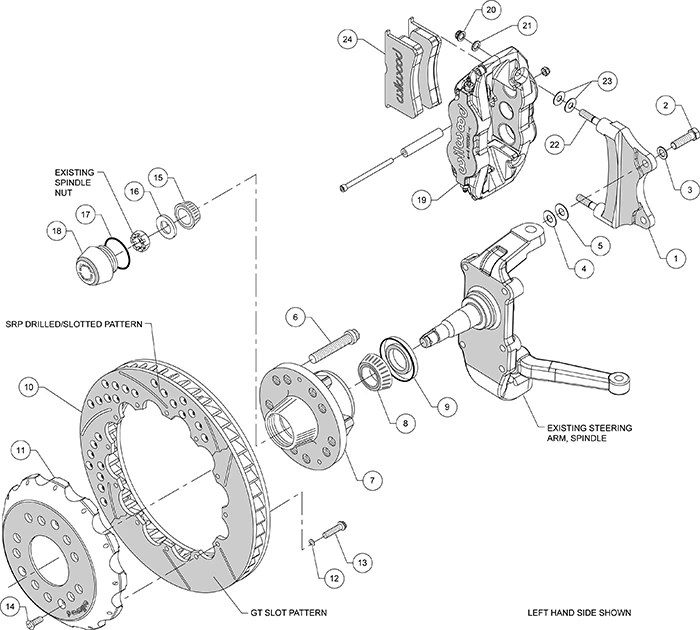 Wilwood Complete Superlite Brake System | 1955-1957 Bel Air (Ridetech