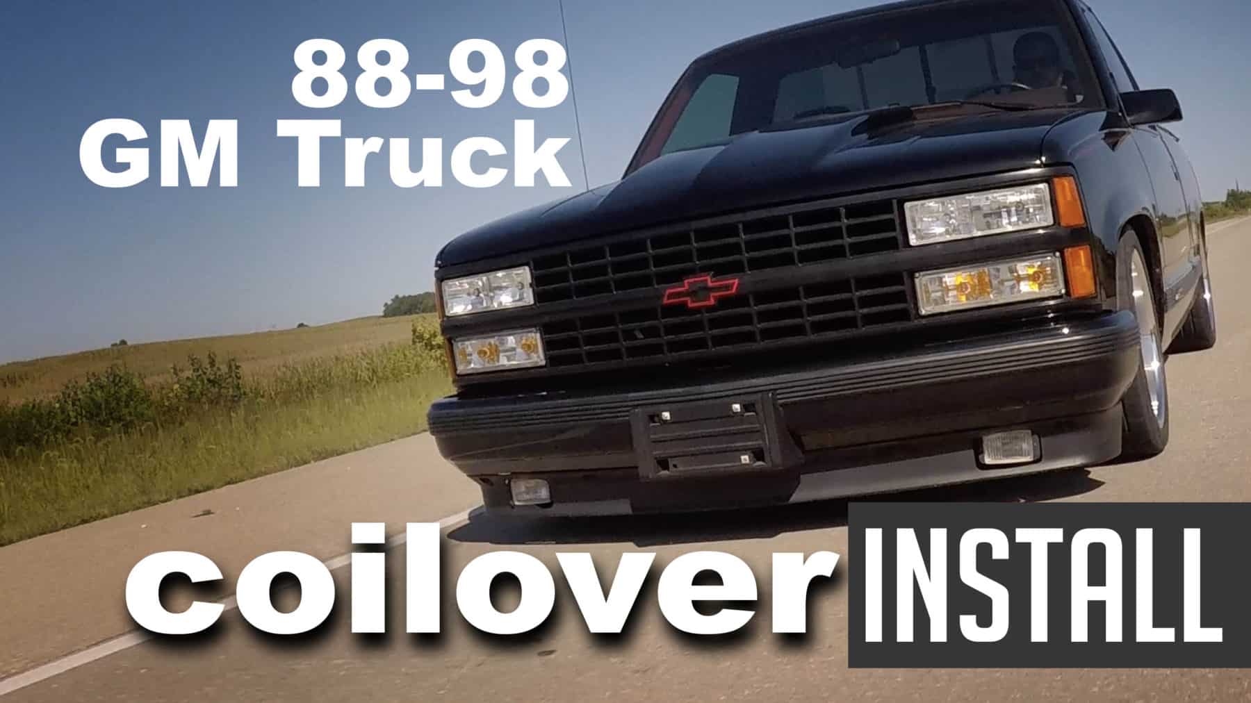 1988-1998 Chevy C1500 Coilover Suspension Install - Ridetech