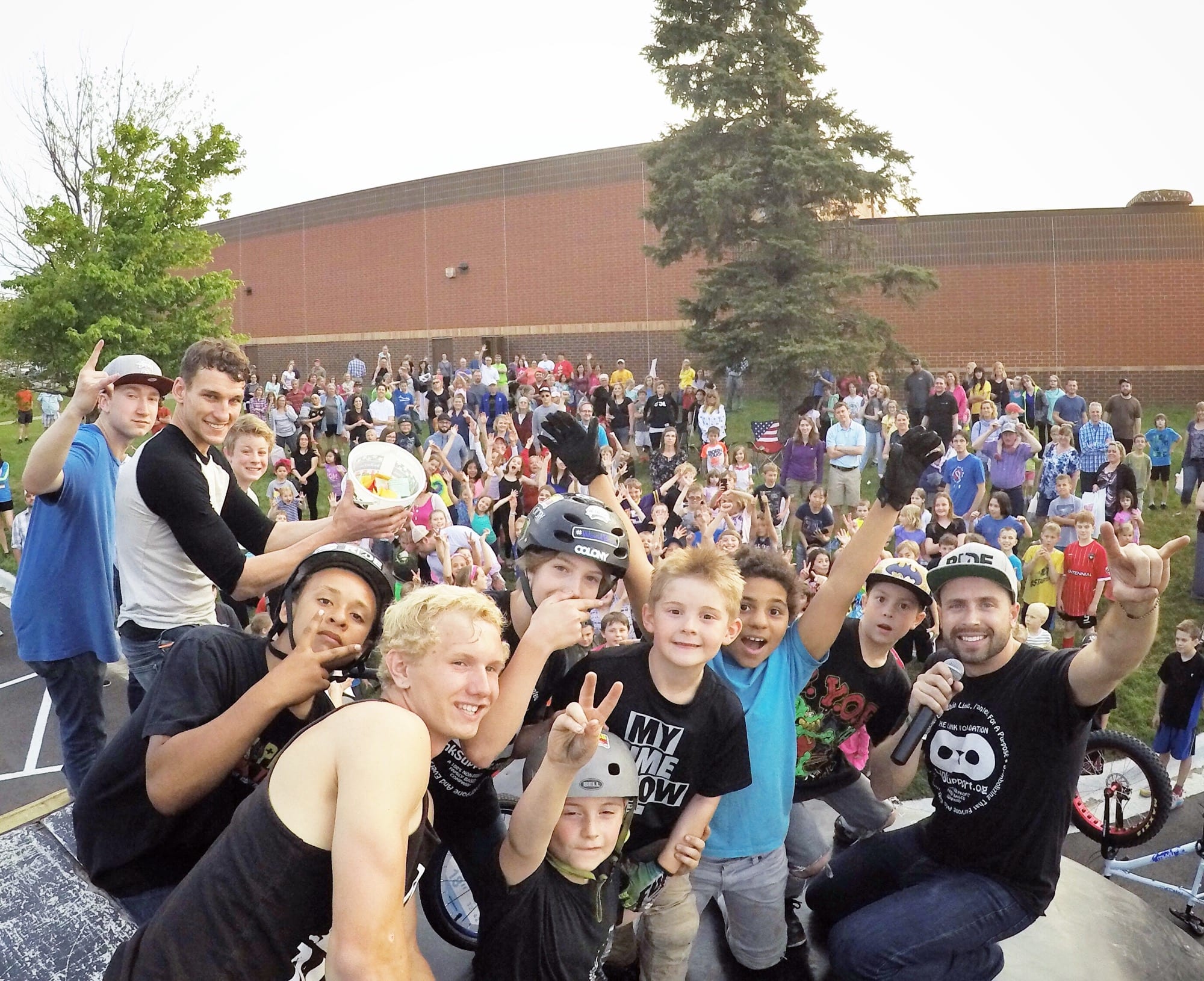 Rice Lake Elementary Ice Cream Social BMX Show Lino Lakes, MN The