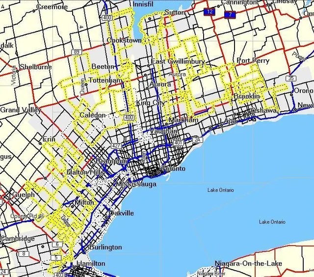 Campbellville to Lowville