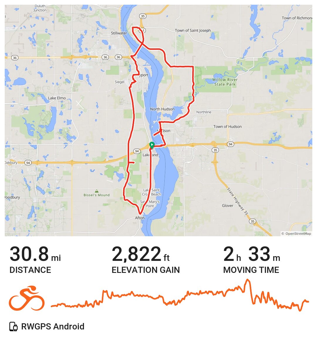 09/06/22 A bike ride in Lakeland, MN