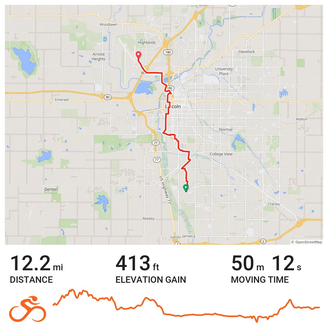 10/21/16 A bike ride in Lincoln, NE