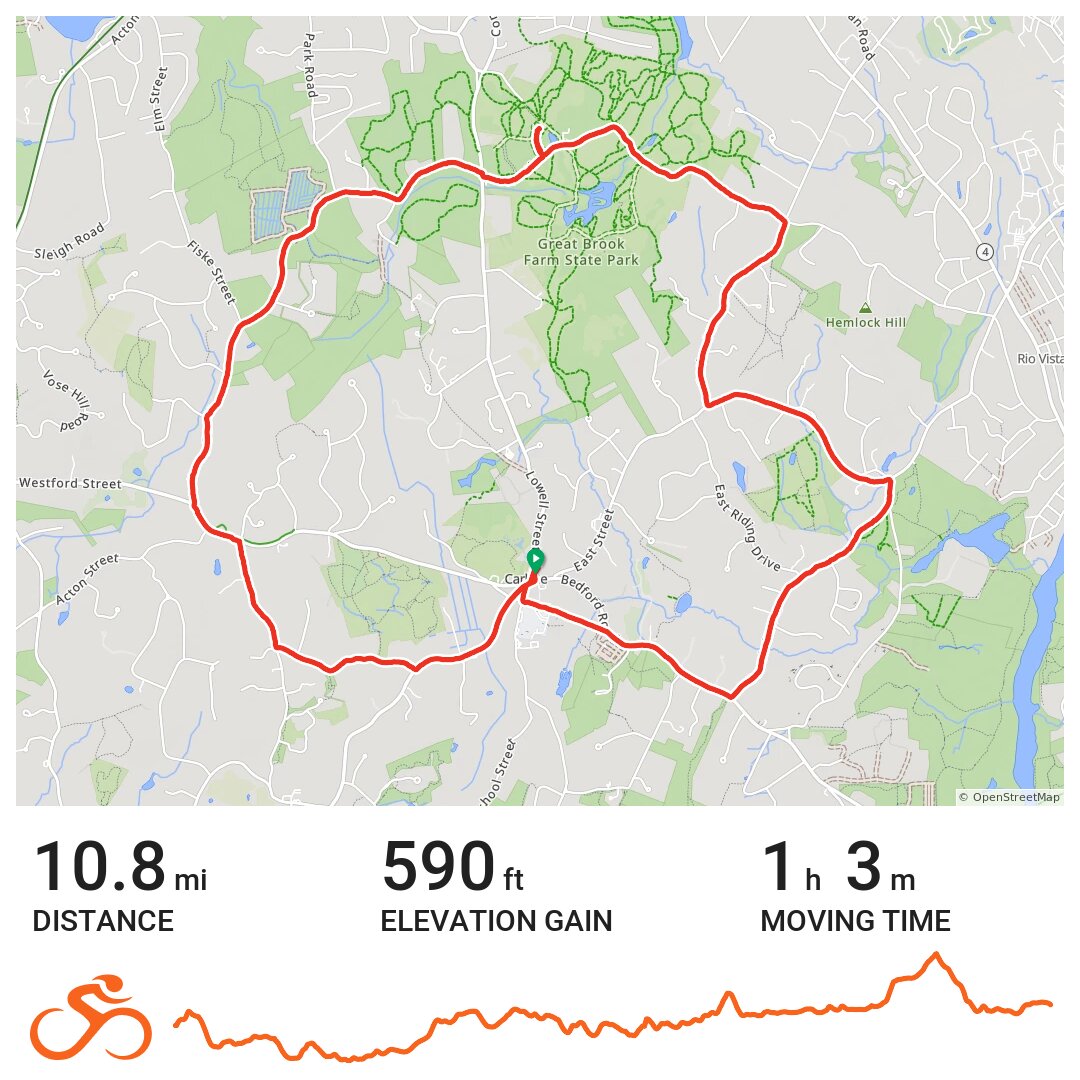 Carlisle 12 A bike ride in Carlisle, MA