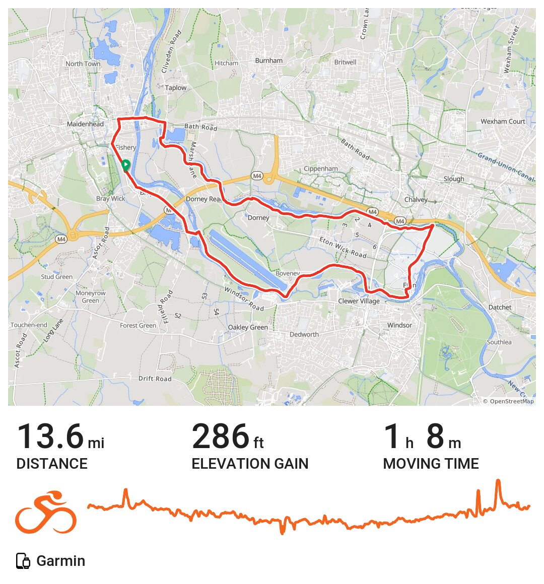 04/16/17 A bike ride in Bray, England