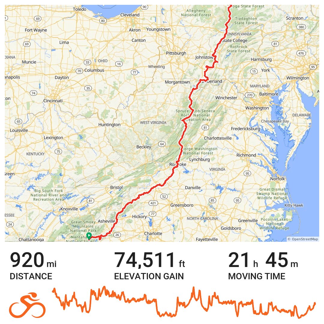 Eastern Continental Divide Map Eastern Continental Divide Route As Ridden - A Bike Ride In Macon, Nc