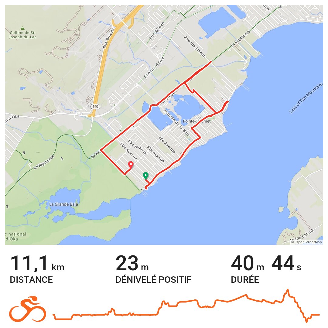 Pointe Calumet 7 mai 2017 · Ride with GPS