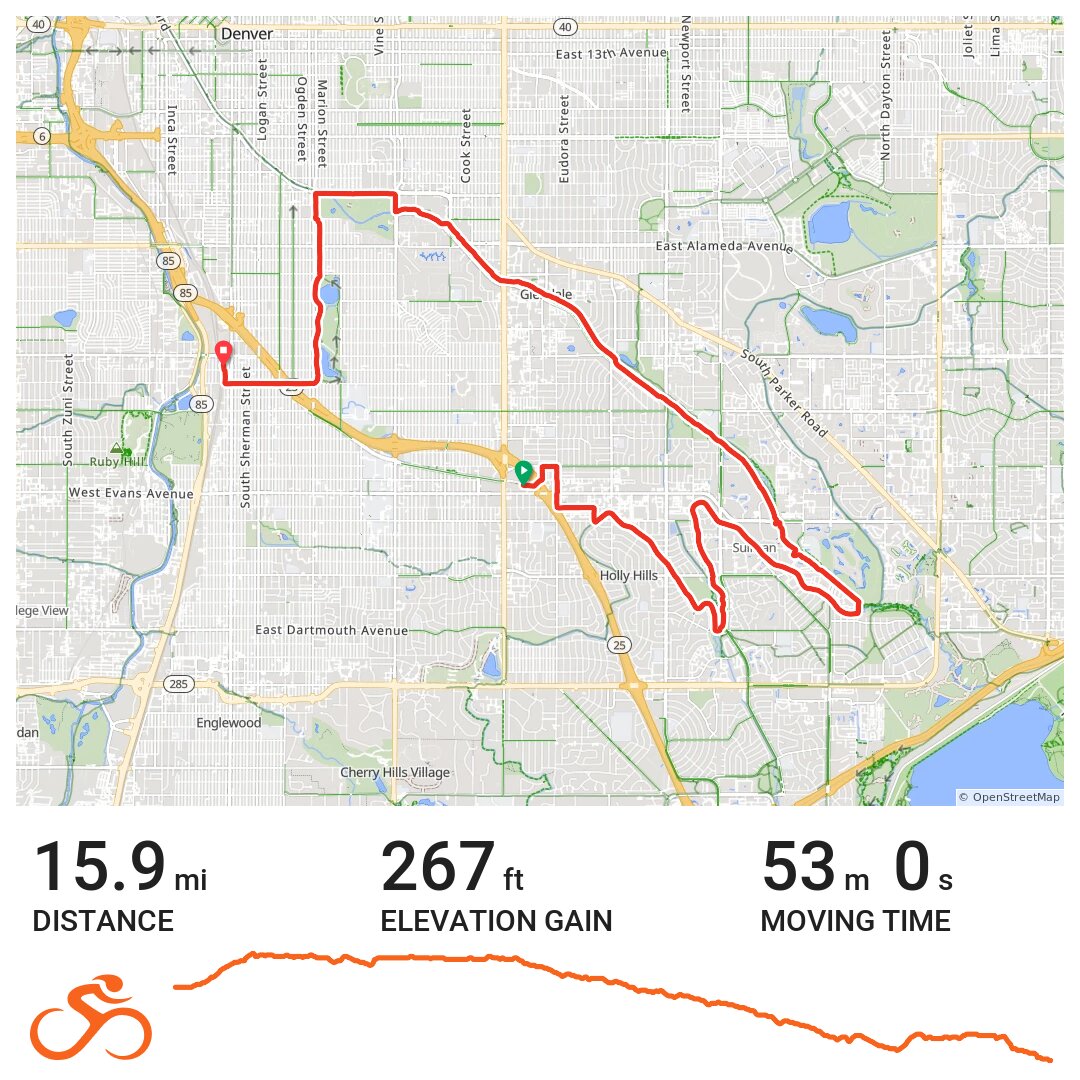 05/11/17 A bike ride in Denver, CO