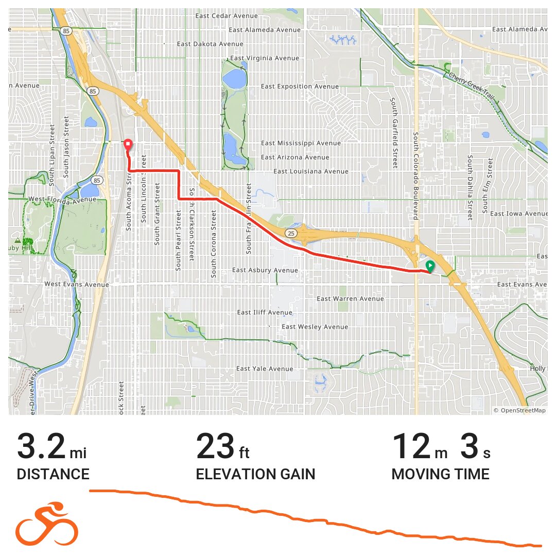 05/22/17 A bike ride in Denver, CO