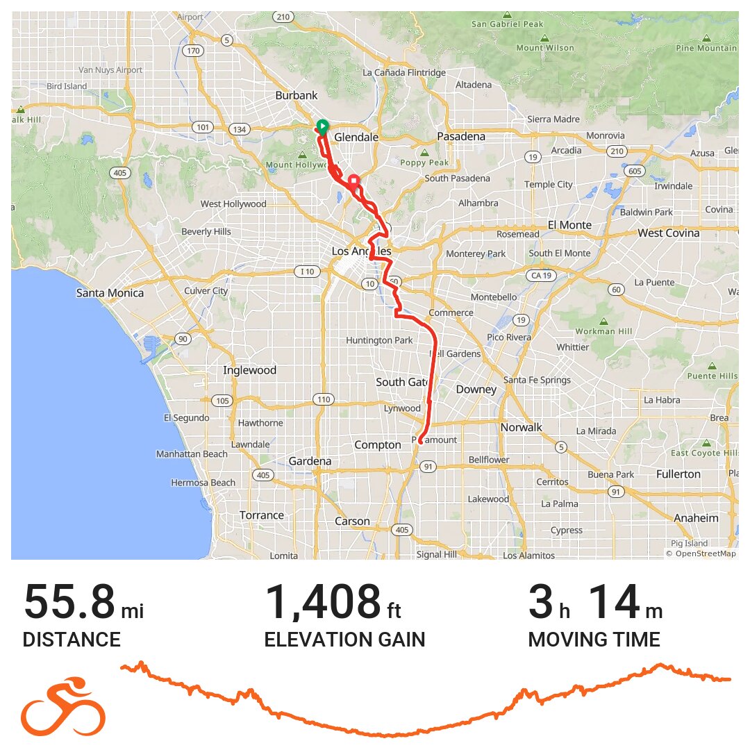 LA River Ride · Ride with GPS