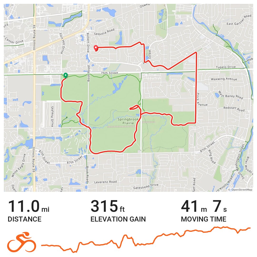11/30/12 A bike ride in DuPage County, IL