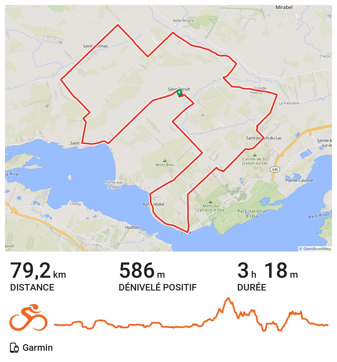 SaintJosephduLac Vélovie A bike ride in Laval, Québec