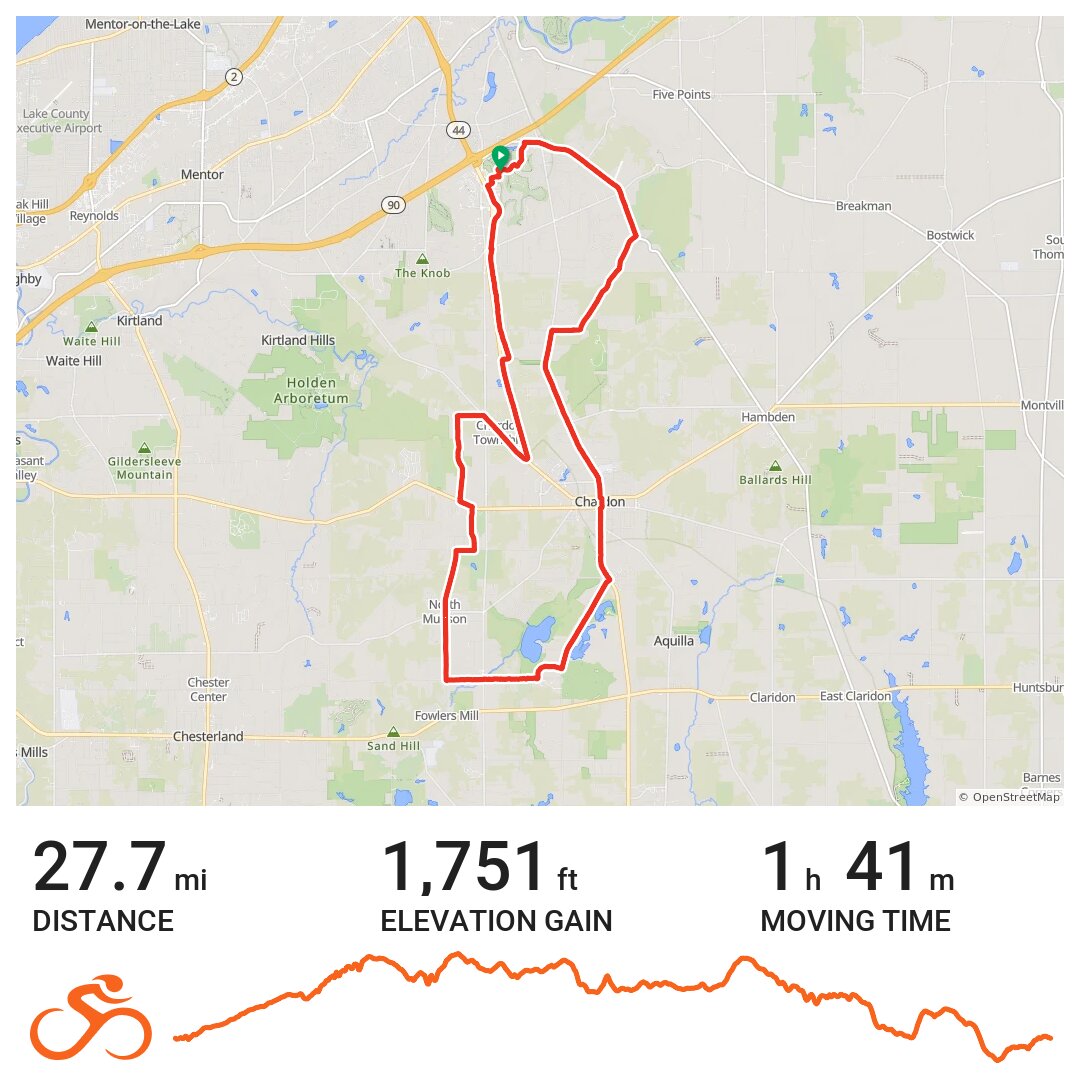 07/25/17 A bike ride in Lake County, OH