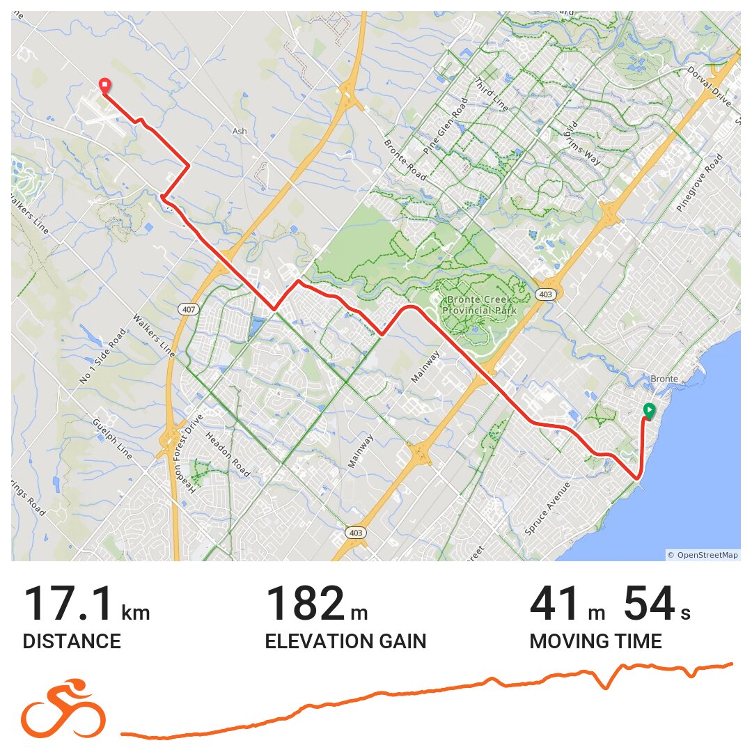 09/08/17 A bike ride in Oakville, Ontario