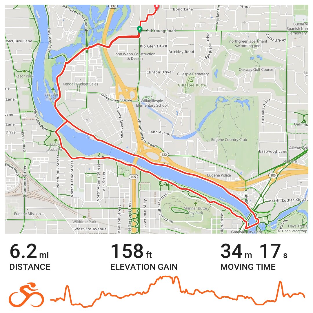 10/18/17 A bike ride in Eugene, OR