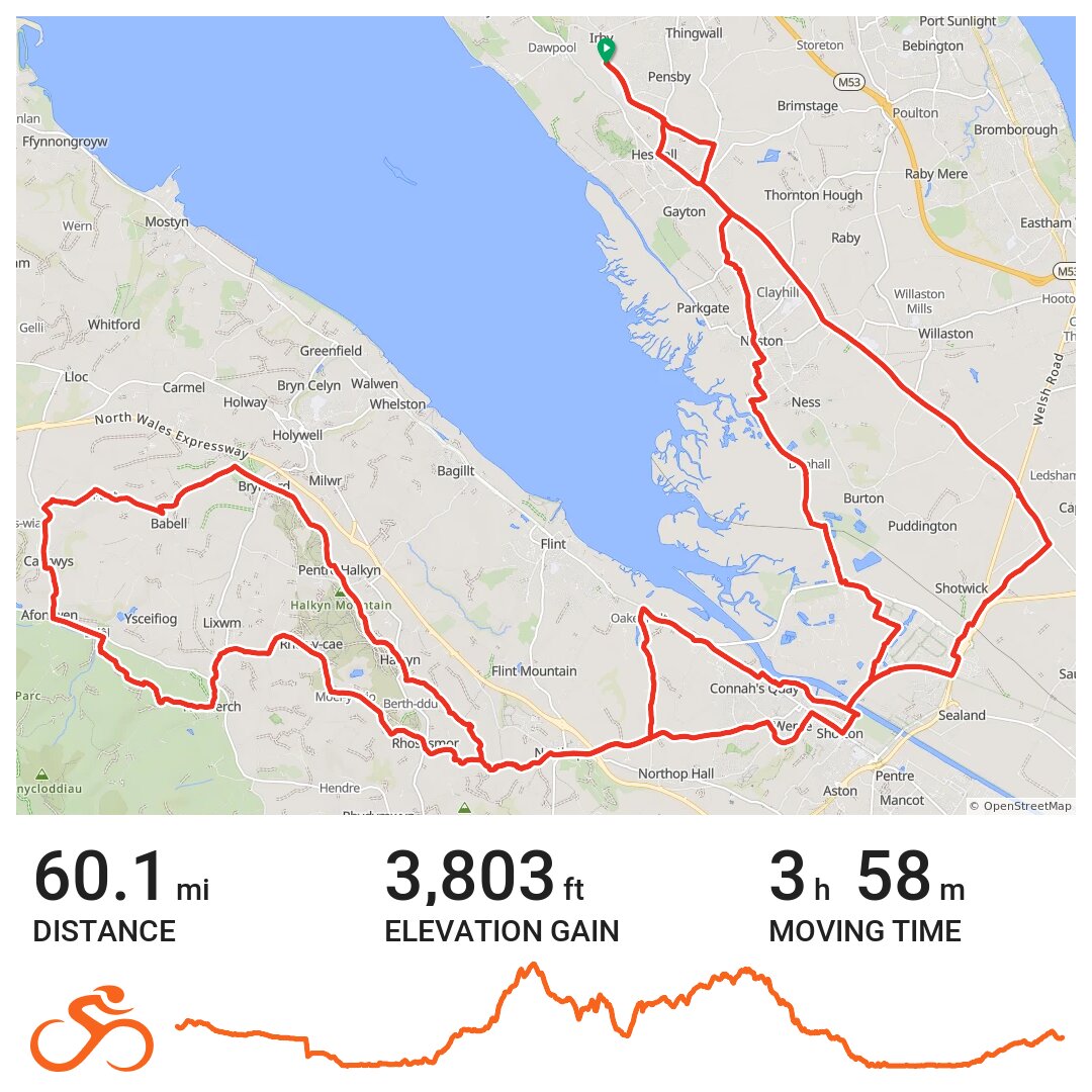 12/06/17 A bike ride in Wirral, England