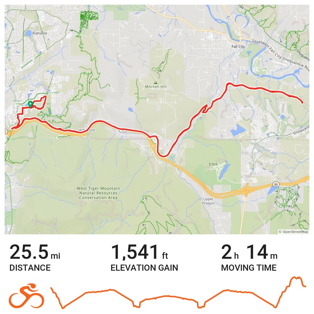 IssaquahPreston trail · Ride with GPS