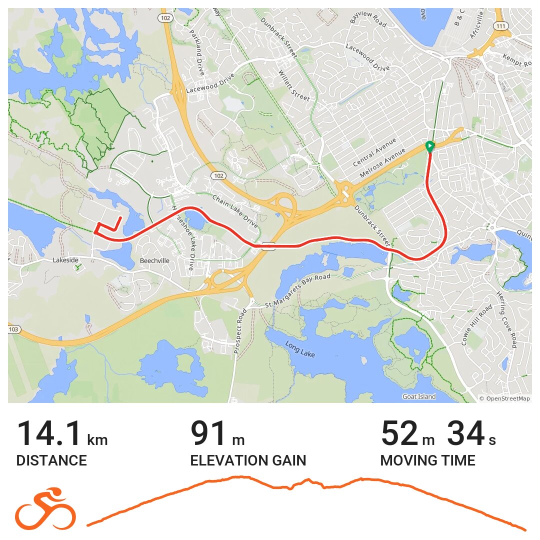 03/11/18 A bike ride in Halifax, Nova Scotia