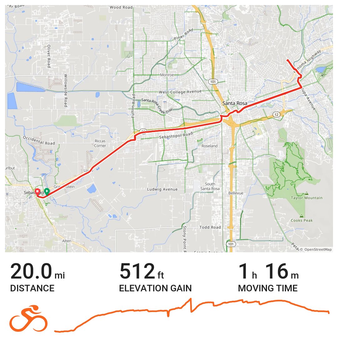 John Prouty Bday ride 57 · Ride with GPS