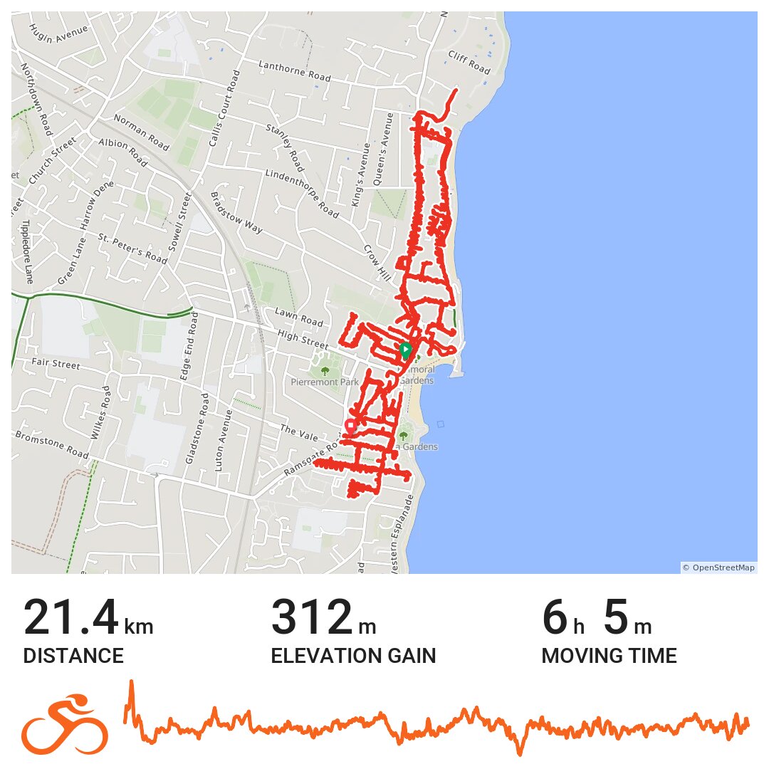 BROADSTAIRS STONE ROAD · Ride with GPS