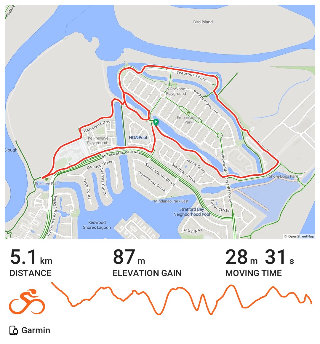 05/29/18 A bike ride in Redwood City, CA