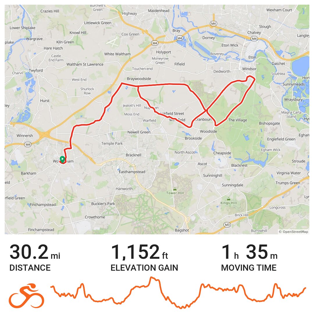 03/16/14 A bike ride in Wokingham, England