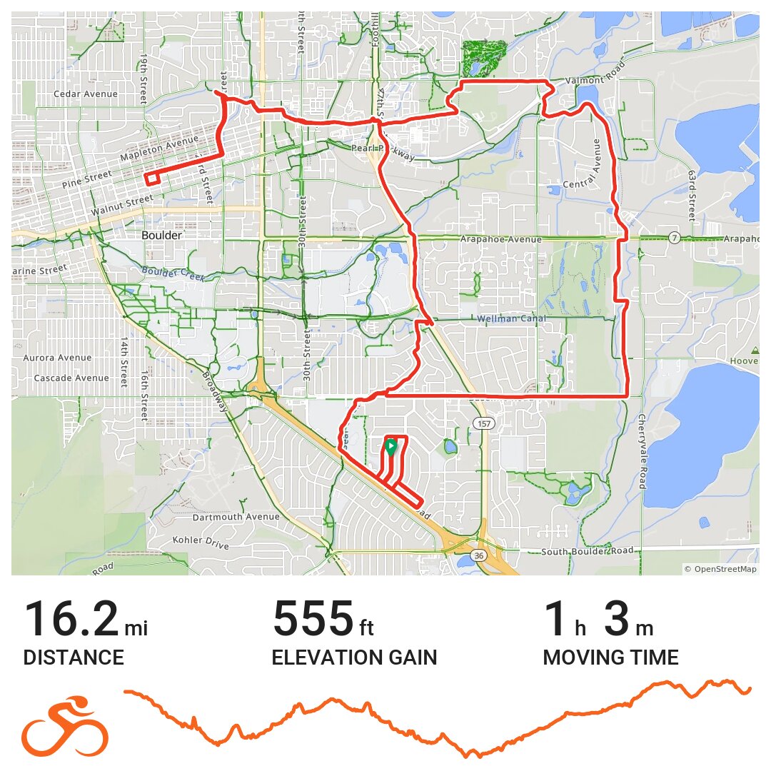 09/17/18 A bike ride in Boulder, CO