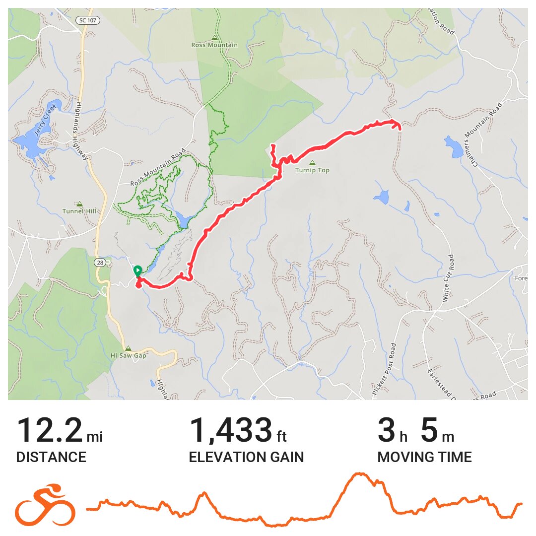Blue Ridge Tunnel Trail Map 09/22/18 Issaqueena Falls Chip A bike ride in Seneca, SC
