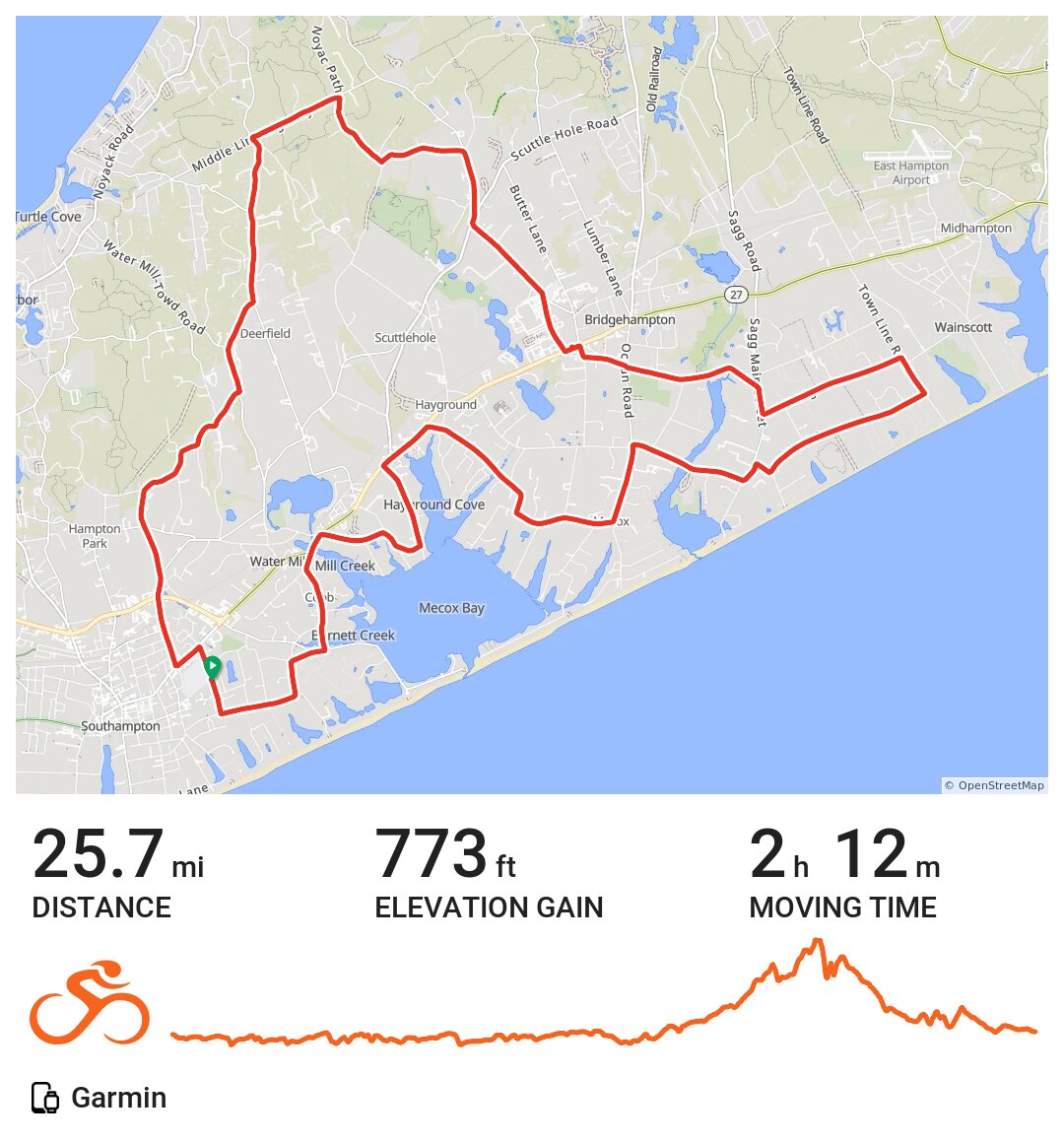 Tour of the Hamptons 25 A bike ride in Southampton, NY