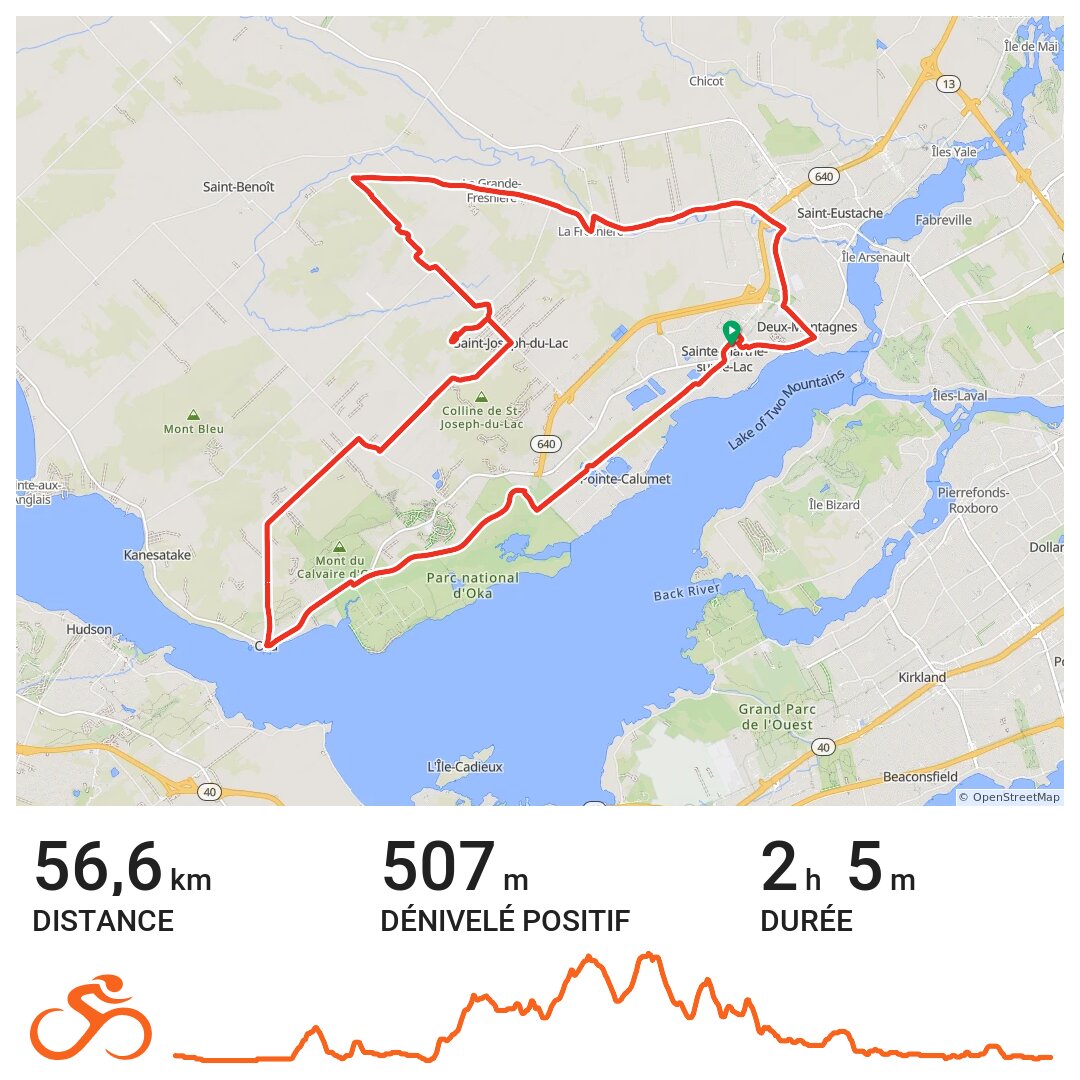 19/06/14 A bike ride in SainteMarthesurleLac, Québec