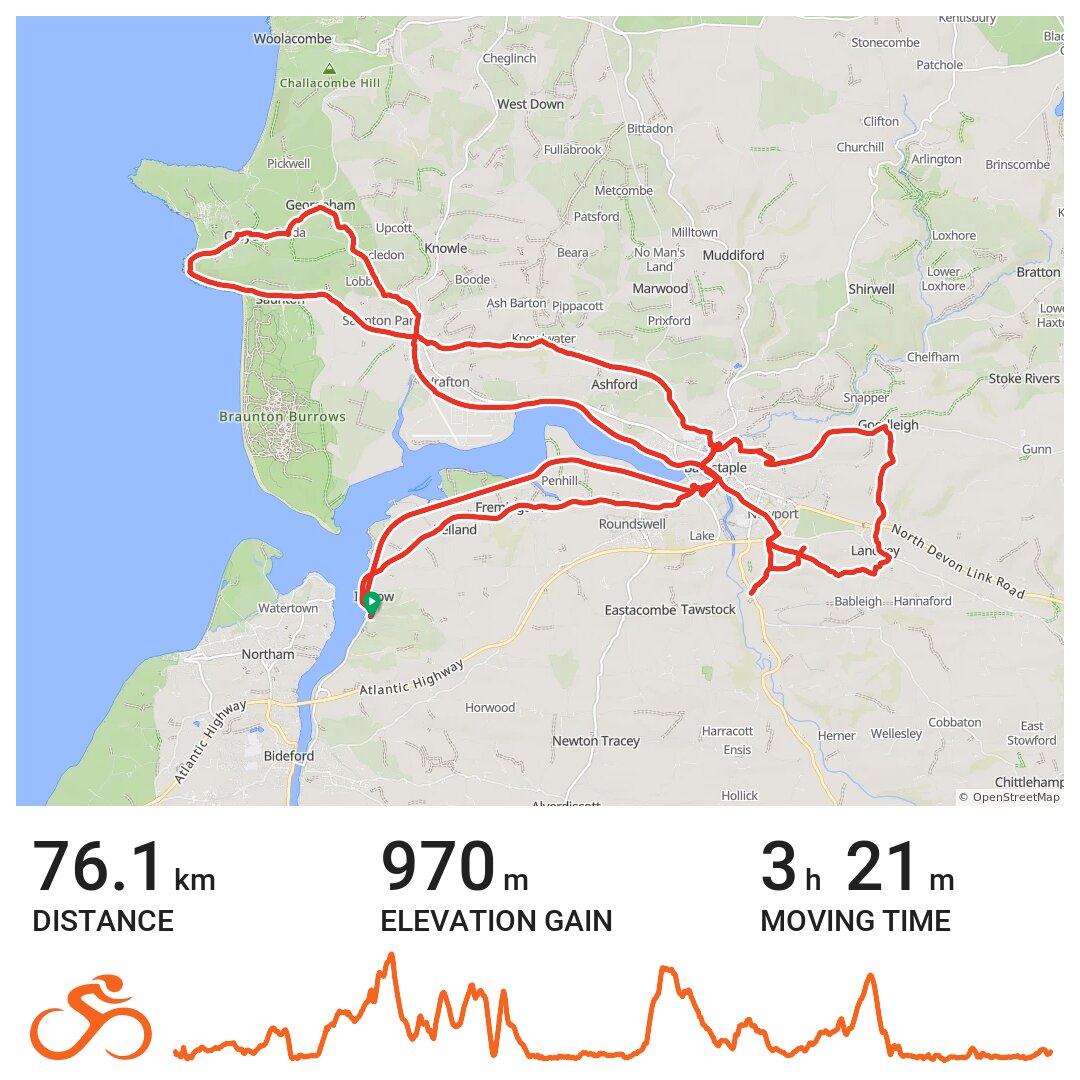 Braunton and Croyde · Ride with GPS