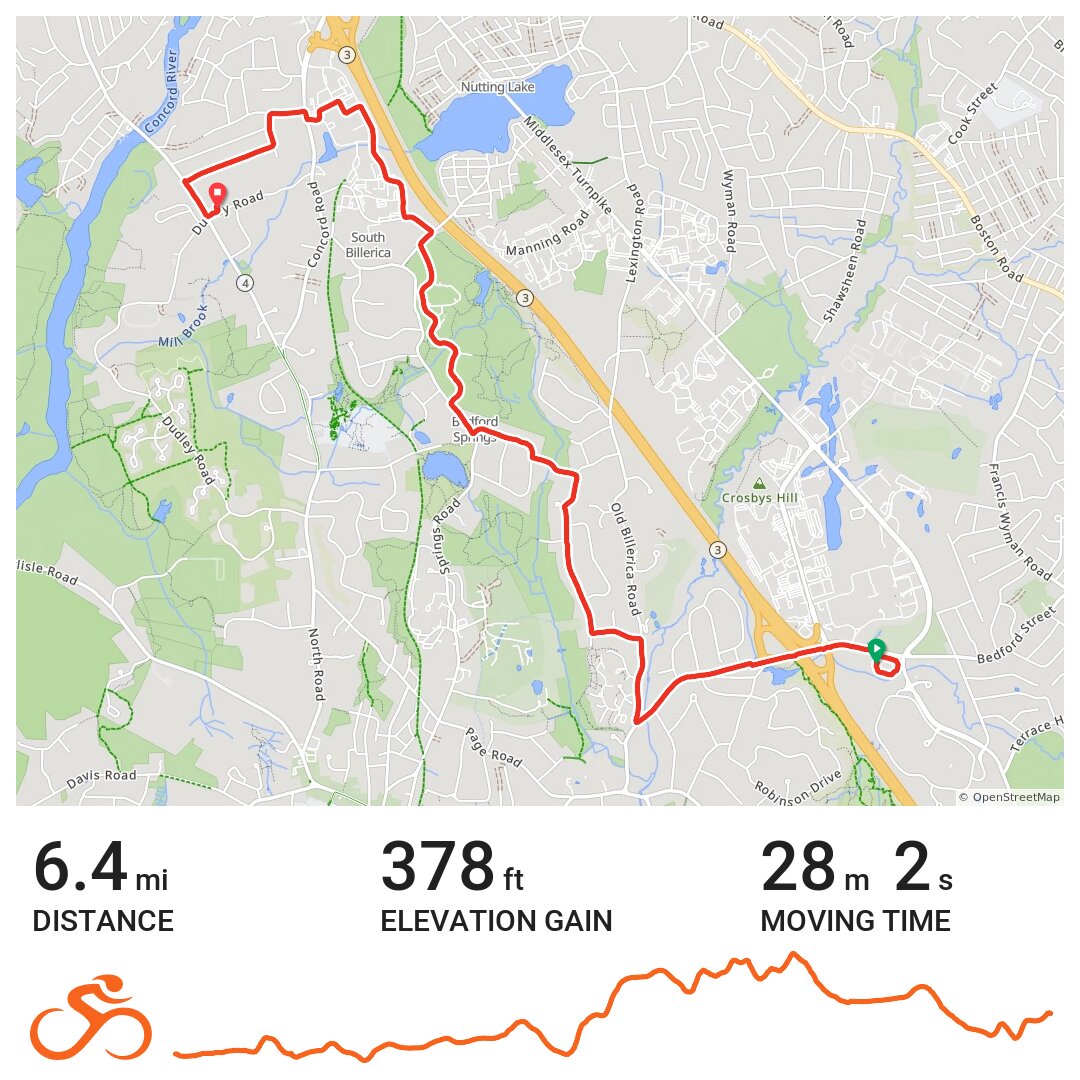 08/28/14 A bike ride in Bedford, MA