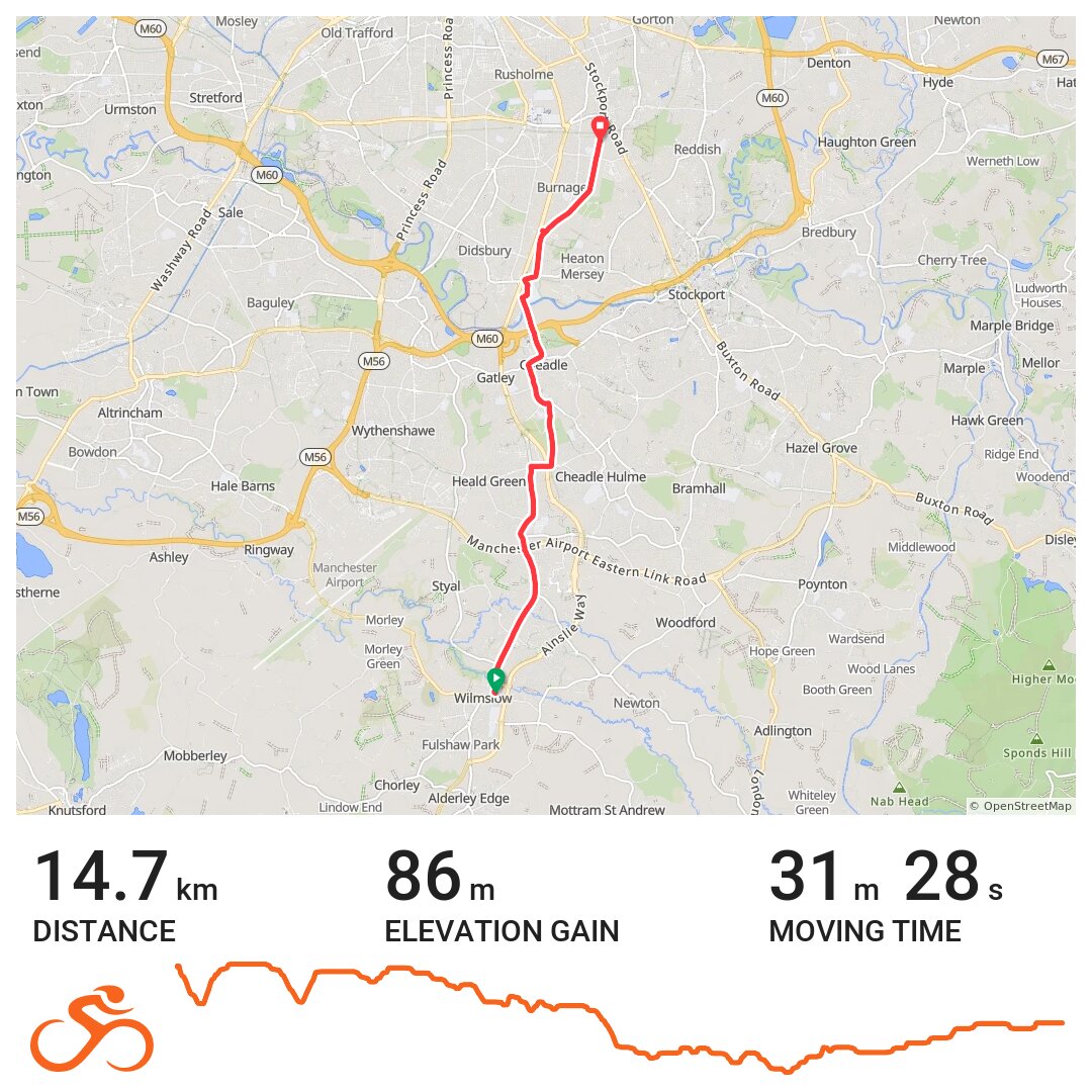06/23/14 A bike ride in Wilmslow, England