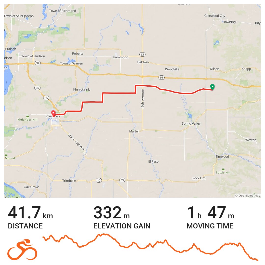 09/07/14 A bike ride in Saint Croix County, WI