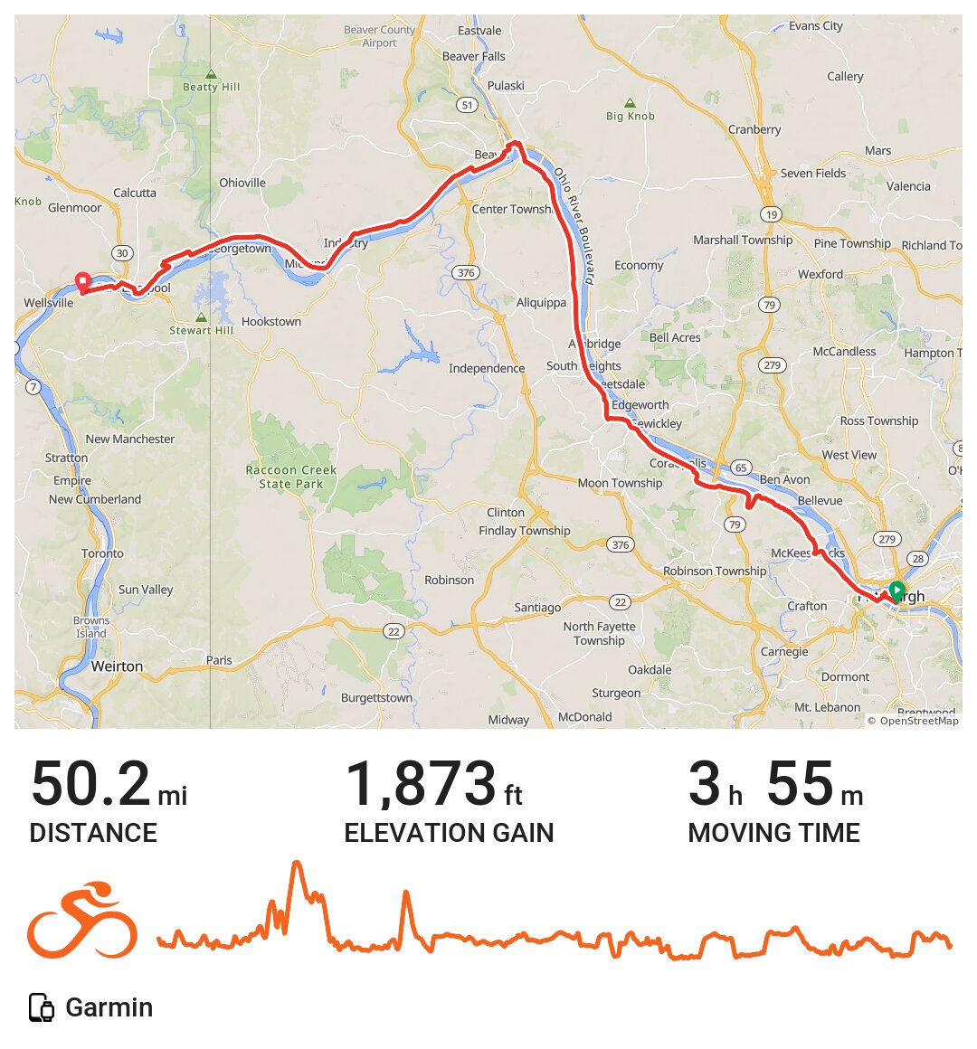 07 Newell, WV A bike ride in PGH, PA