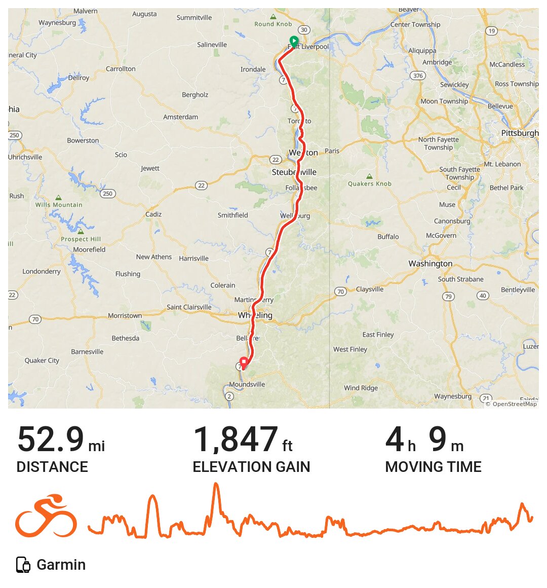 08 Glen Dale, WV (south of Wheeling) A bike ride in Hancock County, WV