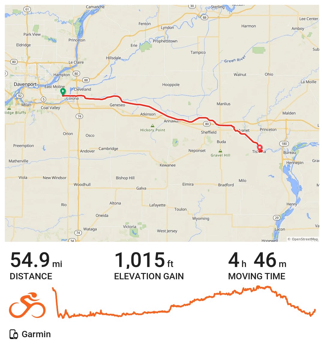 39 Tiskilwa, IL · Ride with GPS