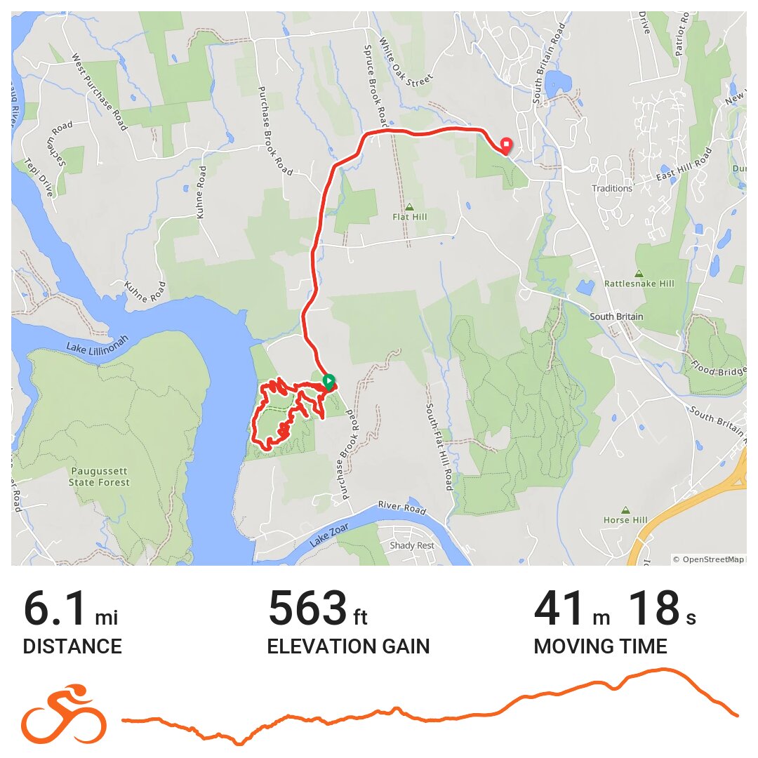 08/25/19 A bike ride in New Haven County, CT