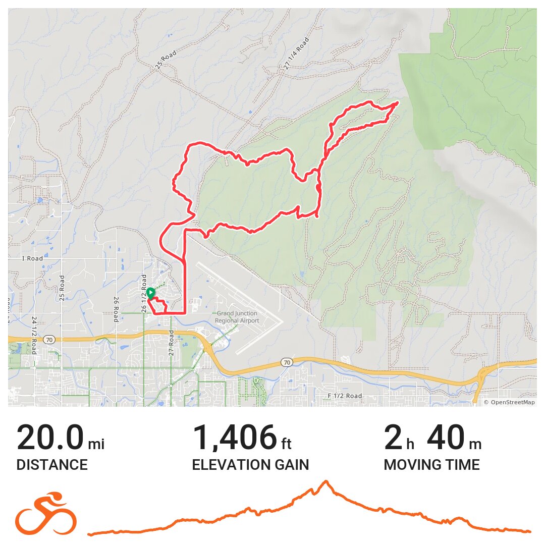 6Sep19 A bike ride in Grand Junction, CO