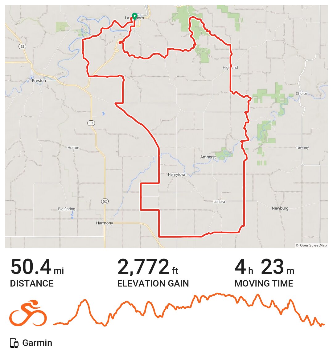 10/12/19 A bike ride in Lanesboro, MN