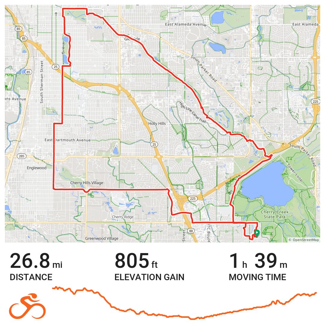 06/03/2011 Englewood, CO A bike ride in Arapahoe County, CO