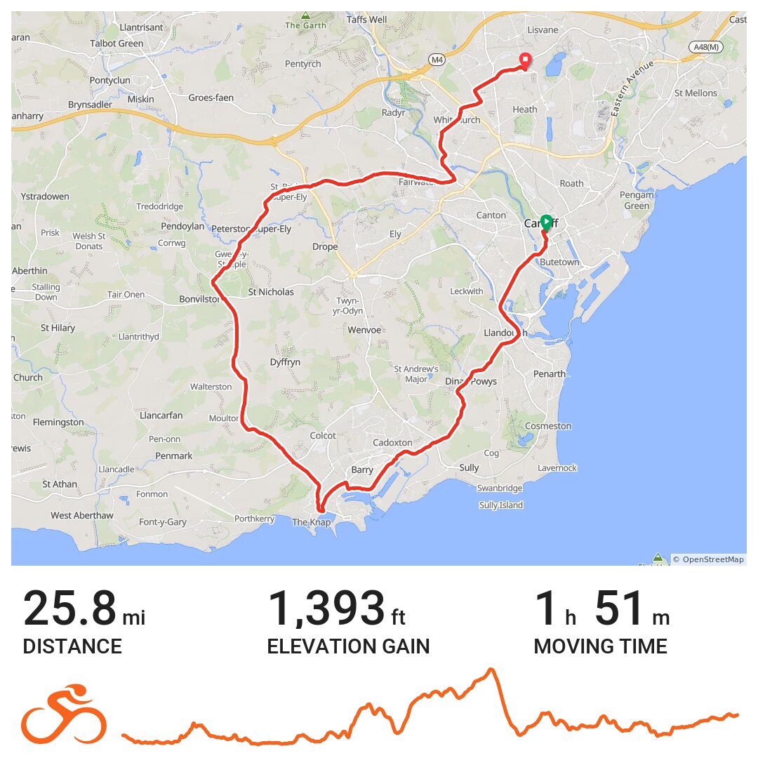 MQ Barry 6 mile Lane Peterston Llanishen · Ride with GPS