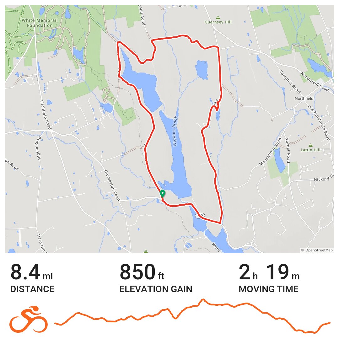 Hike, Litchfield Daffodils A bike ride in Litchfield County, CT