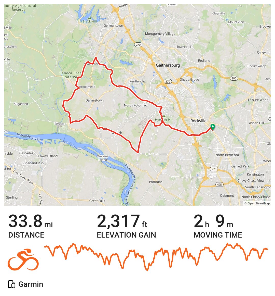 05/31/15 A bike ride in Rockville, MD