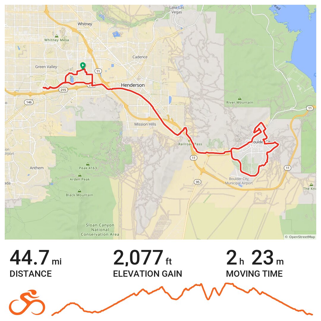 06/20/15 A bike ride in Henderson, NV