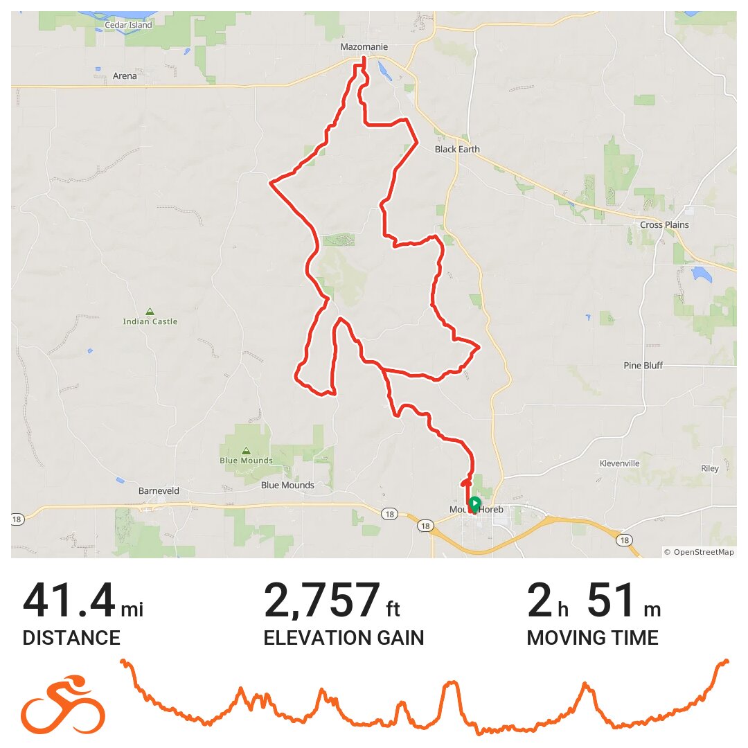 062115 MtHoreb A bike ride in Mount Horeb, WI